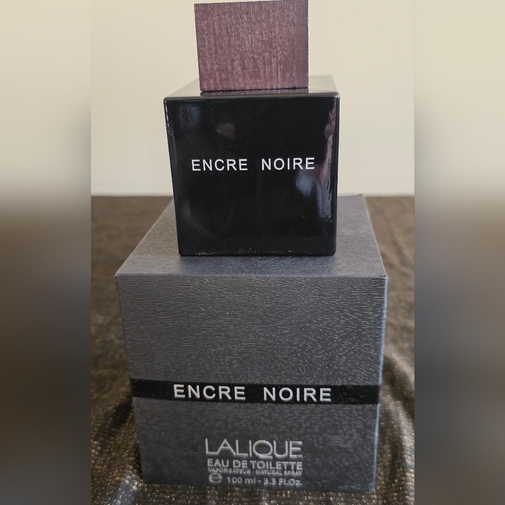 Lalique Encre Noire Men's Cologne And Eau De Toilette Spray Set - Picture 2 of 6